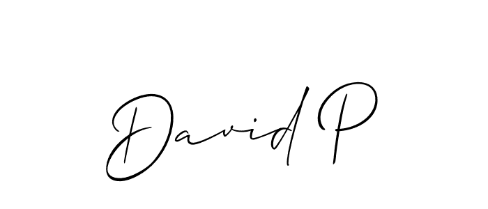 Best and Professional Signature Style for David P. Allison_Script Best Signature Style Collection. David P signature style 2 images and pictures png