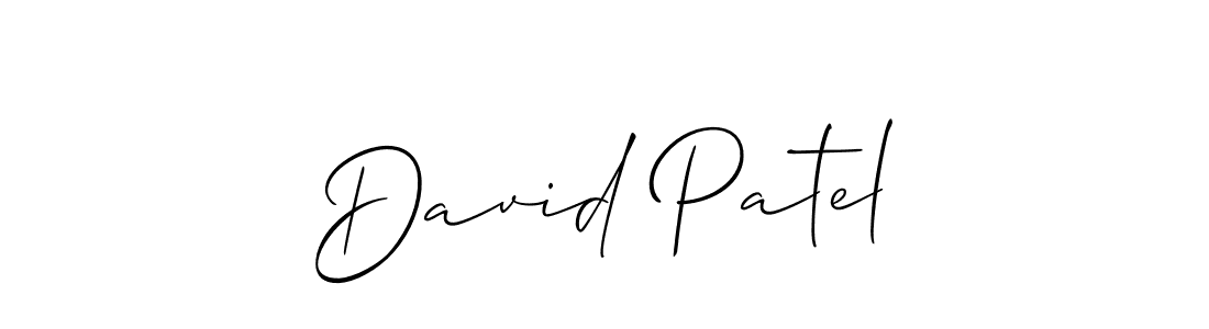 Make a short David Patel signature style. Manage your documents anywhere anytime using Allison_Script. Create and add eSignatures, submit forms, share and send files easily. David Patel signature style 2 images and pictures png