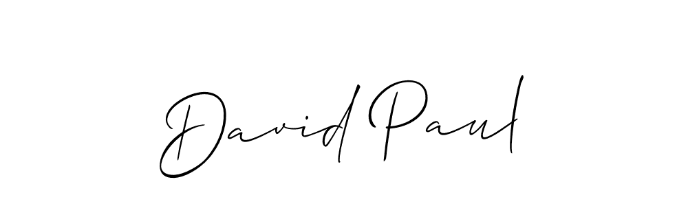 Best and Professional Signature Style for David Paul. Allison_Script Best Signature Style Collection. David Paul signature style 2 images and pictures png