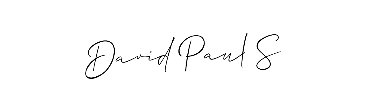 Best and Professional Signature Style for David Paul S. Allison_Script Best Signature Style Collection. David Paul S signature style 2 images and pictures png