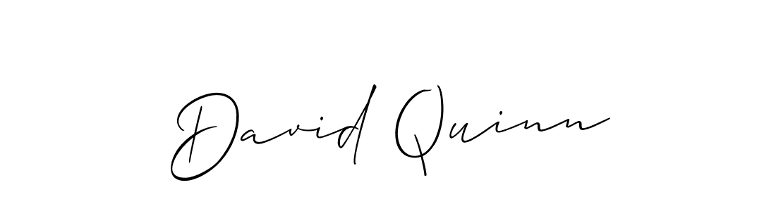 The best way (Allison_Script) to make a short signature is to pick only two or three words in your name. The name David Quinn include a total of six letters. For converting this name. David Quinn signature style 2 images and pictures png