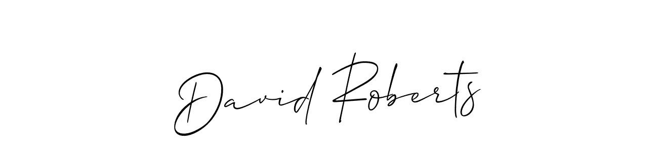 David Roberts stylish signature style. Best Handwritten Sign (Allison_Script) for my name. Handwritten Signature Collection Ideas for my name David Roberts. David Roberts signature style 2 images and pictures png
