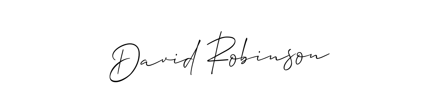 Allison_Script is a professional signature style that is perfect for those who want to add a touch of class to their signature. It is also a great choice for those who want to make their signature more unique. Get David Robinson name to fancy signature for free. David Robinson signature style 2 images and pictures png