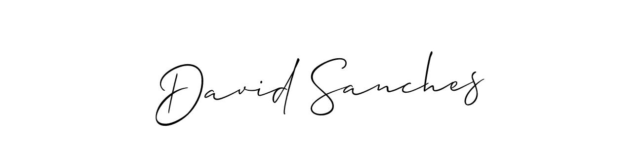 if you are searching for the best signature style for your name David Sanches. so please give up your signature search. here we have designed multiple signature styles  using Allison_Script. David Sanches signature style 2 images and pictures png