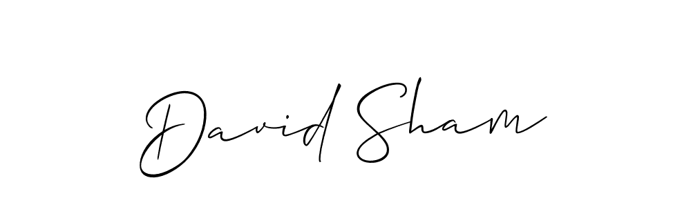 This is the best signature style for the David Sham name. Also you like these signature font (Allison_Script). Mix name signature. David Sham signature style 2 images and pictures png