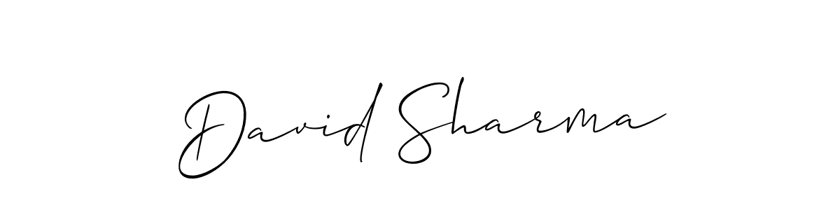 Make a beautiful signature design for name David Sharma. Use this online signature maker to create a handwritten signature for free. David Sharma signature style 2 images and pictures png