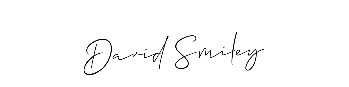 It looks lik you need a new signature style for name David Smiley. Design unique handwritten (Allison_Script) signature with our free signature maker in just a few clicks. David Smiley signature style 2 images and pictures png