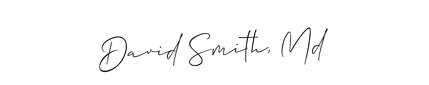 Similarly Allison_Script is the best handwritten signature design. Signature creator online .You can use it as an online autograph creator for name David Smith, Md. David Smith, Md signature style 2 images and pictures png