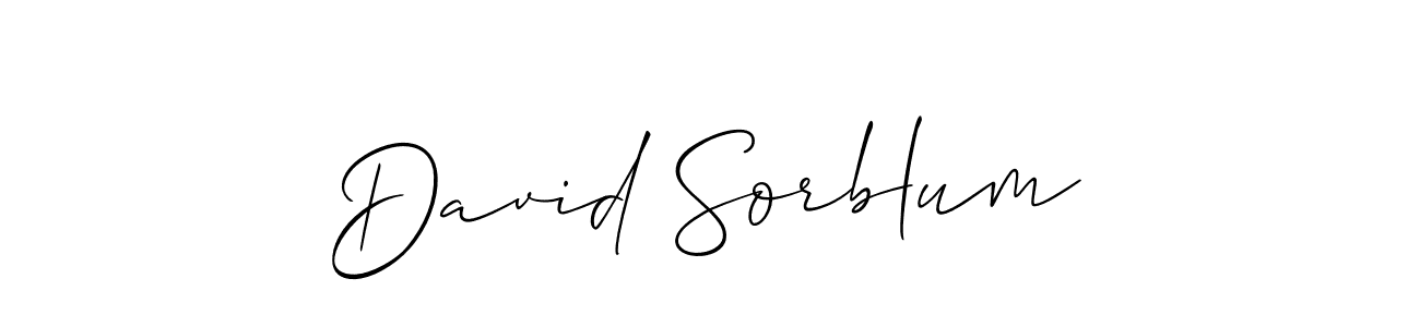 Make a beautiful signature design for name David Sorblum. Use this online signature maker to create a handwritten signature for free. David Sorblum signature style 2 images and pictures png