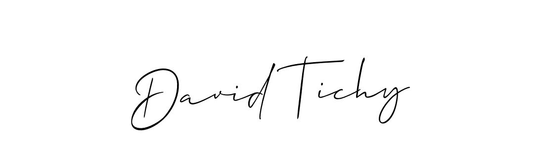 if you are searching for the best signature style for your name David Tichy. so please give up your signature search. here we have designed multiple signature styles  using Allison_Script. David Tichy signature style 2 images and pictures png