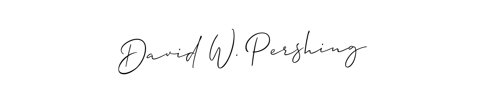 See photos of David W. Pershing official signature by Spectra . Check more albums & portfolios. Read reviews & check more about Allison_Script font. David W. Pershing signature style 2 images and pictures png