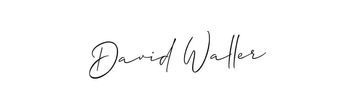 Best and Professional Signature Style for David Waller. Allison_Script Best Signature Style Collection. David Waller signature style 2 images and pictures png