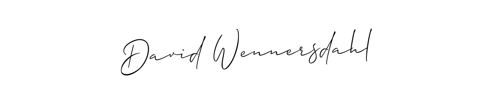 Once you've used our free online signature maker to create your best signature Allison_Script style, it's time to enjoy all of the benefits that David Wennersdahl name signing documents. David Wennersdahl signature style 2 images and pictures png