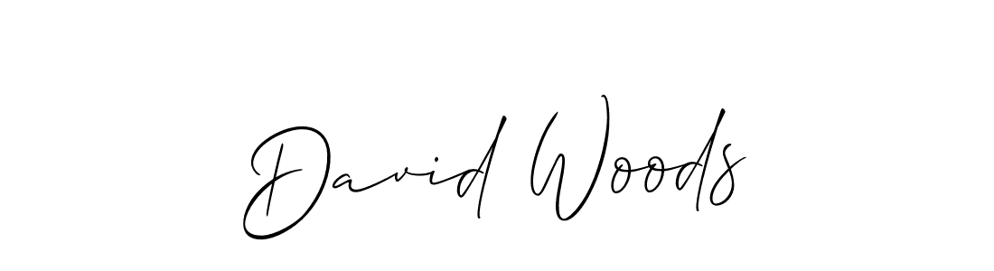 David Woods stylish signature style. Best Handwritten Sign (Allison_Script) for my name. Handwritten Signature Collection Ideas for my name David Woods. David Woods signature style 2 images and pictures png