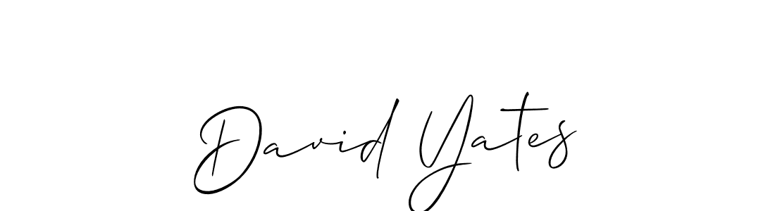 Allison_Script is a professional signature style that is perfect for those who want to add a touch of class to their signature. It is also a great choice for those who want to make their signature more unique. Get David Yates name to fancy signature for free. David Yates signature style 2 images and pictures png