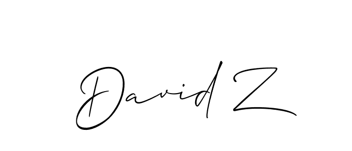 This is the best signature style for the David Z name. Also you like these signature font (Allison_Script). Mix name signature. David Z signature style 2 images and pictures png