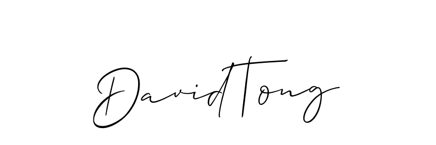 It looks lik you need a new signature style for name DavidTong. Design unique handwritten (Allison_Script) signature with our free signature maker in just a few clicks. DavidTong signature style 2 images and pictures png