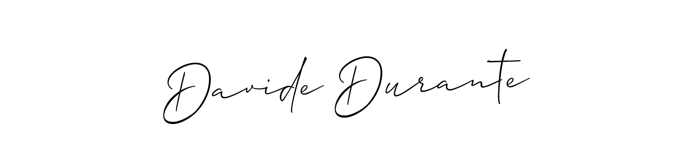 if you are searching for the best signature style for your name Davide Durante. so please give up your signature search. here we have designed multiple signature styles  using Allison_Script. Davide Durante signature style 2 images and pictures png