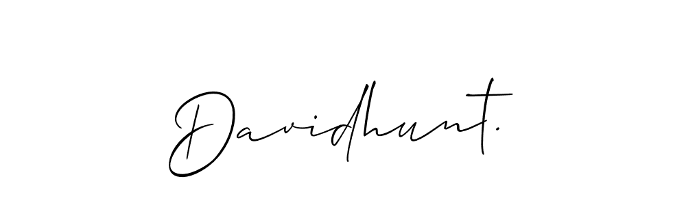 if you are searching for the best signature style for your name Davidhunt.. so please give up your signature search. here we have designed multiple signature styles  using Allison_Script. Davidhunt. signature style 2 images and pictures png