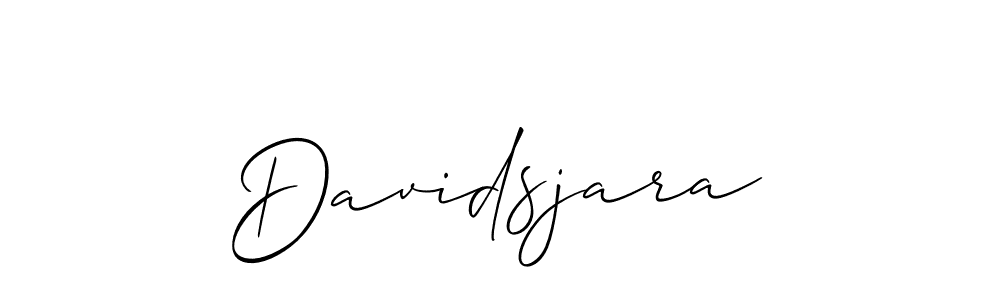 Best and Professional Signature Style for Davidsjara. Allison_Script Best Signature Style Collection. Davidsjara signature style 2 images and pictures png