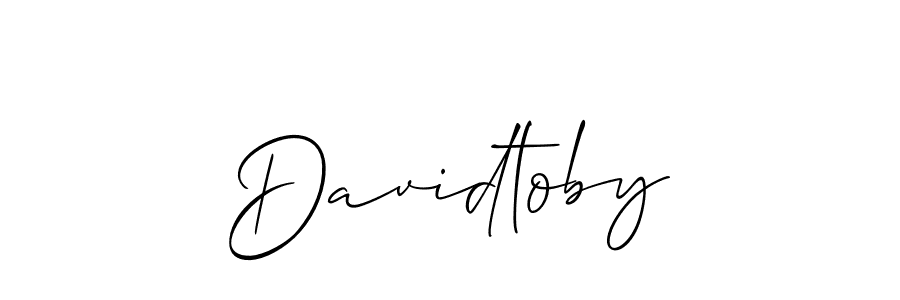 Davidtoby stylish signature style. Best Handwritten Sign (Allison_Script) for my name. Handwritten Signature Collection Ideas for my name Davidtoby. Davidtoby signature style 2 images and pictures png
