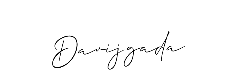 Make a beautiful signature design for name Davijgada. Use this online signature maker to create a handwritten signature for free. Davijgada signature style 2 images and pictures png