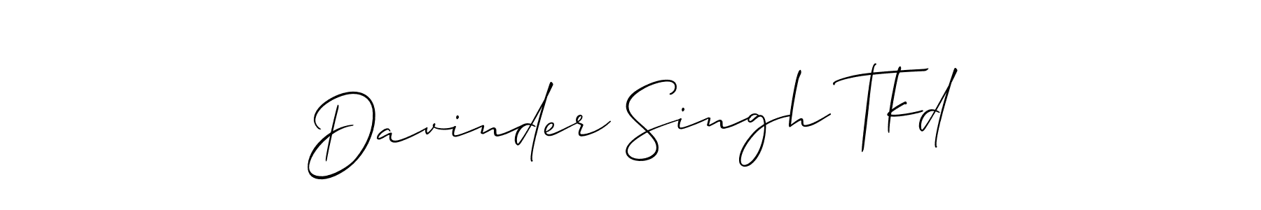This is the best signature style for the Davinder Singh Tkd name. Also you like these signature font (Allison_Script). Mix name signature. Davinder Singh Tkd signature style 2 images and pictures png