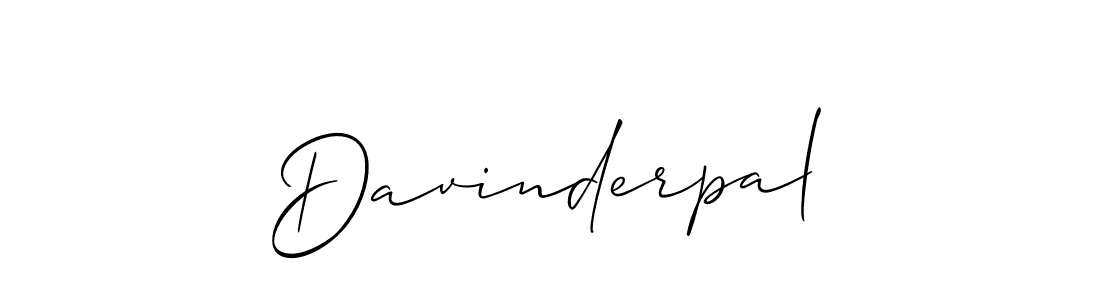 Also You can easily find your signature by using the search form. We will create Davinderpal name handwritten signature images for you free of cost using Allison_Script sign style. Davinderpal signature style 2 images and pictures png