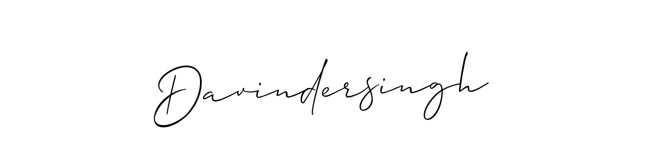 Also we have Davindersingh name is the best signature style. Create professional handwritten signature collection using Allison_Script autograph style. Davindersingh signature style 2 images and pictures png