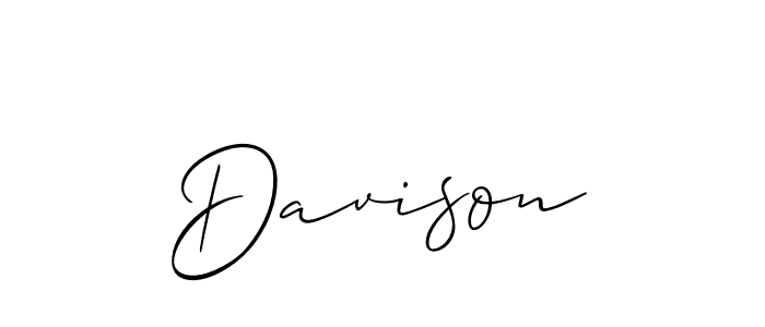 Also You can easily find your signature by using the search form. We will create Davison name handwritten signature images for you free of cost using Allison_Script sign style. Davison signature style 2 images and pictures png