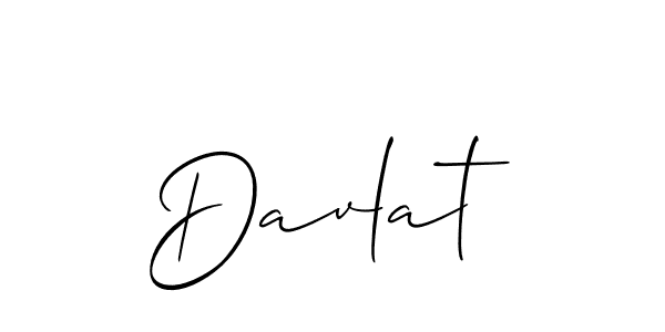 Best and Professional Signature Style for Davlat. Allison_Script Best Signature Style Collection. Davlat signature style 2 images and pictures png