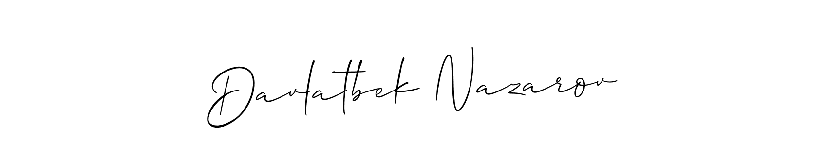 Make a beautiful signature design for name Davlatbek Nazarov. Use this online signature maker to create a handwritten signature for free. Davlatbek Nazarov signature style 2 images and pictures png