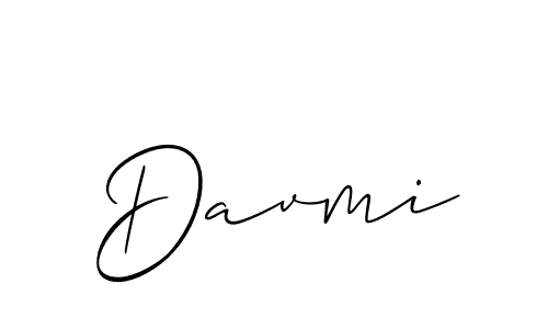 Davmi stylish signature style. Best Handwritten Sign (Allison_Script) for my name. Handwritten Signature Collection Ideas for my name Davmi. Davmi signature style 2 images and pictures png