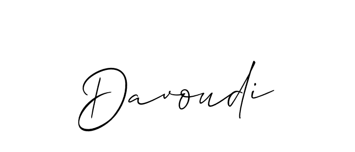 Make a short Davoudi signature style. Manage your documents anywhere anytime using Allison_Script. Create and add eSignatures, submit forms, share and send files easily. Davoudi signature style 2 images and pictures png