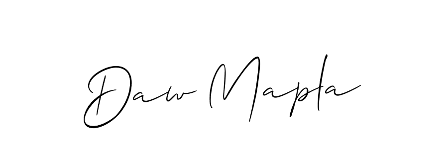 This is the best signature style for the Daw Mapla name. Also you like these signature font (Allison_Script). Mix name signature. Daw Mapla signature style 2 images and pictures png