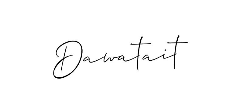 Make a beautiful signature design for name Dawatait. Use this online signature maker to create a handwritten signature for free. Dawatait signature style 2 images and pictures png