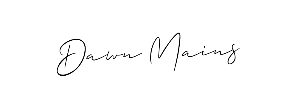 Check out images of Autograph of Dawn Mains name. Actor Dawn Mains Signature Style. Allison_Script is a professional sign style online. Dawn Mains signature style 2 images and pictures png