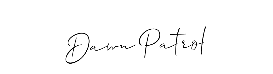 Make a short Dawn Patrol signature style. Manage your documents anywhere anytime using Allison_Script. Create and add eSignatures, submit forms, share and send files easily. Dawn Patrol signature style 2 images and pictures png