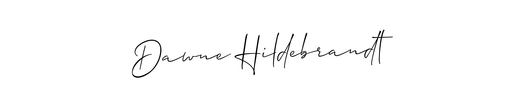 You can use this online signature creator to create a handwritten signature for the name Dawne Hildebrandt. This is the best online autograph maker. Dawne Hildebrandt signature style 2 images and pictures png