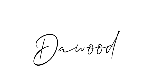 You should practise on your own different ways (Allison_Script) to write your name (Dawood) in signature. don't let someone else do it for you. Dawood signature style 2 images and pictures png