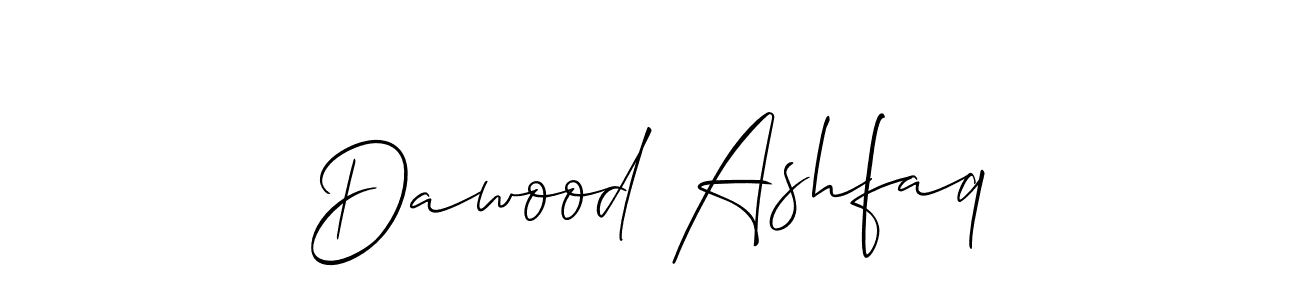 Dawood Ashfaq stylish signature style. Best Handwritten Sign (Allison_Script) for my name. Handwritten Signature Collection Ideas for my name Dawood Ashfaq. Dawood Ashfaq signature style 2 images and pictures png