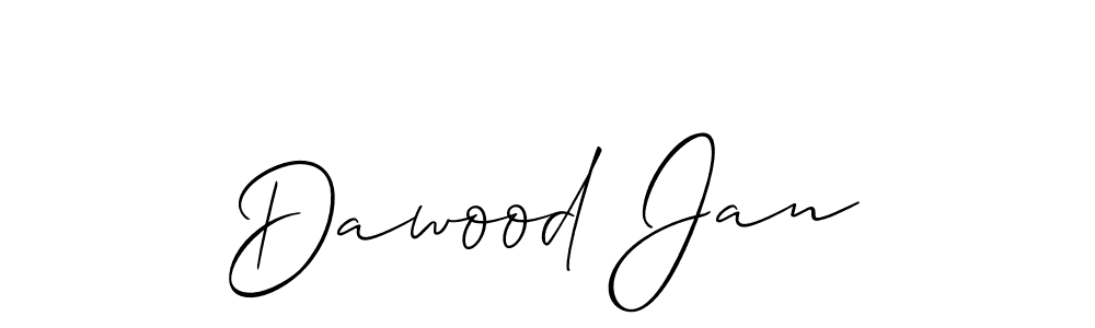 if you are searching for the best signature style for your name Dawood Jan. so please give up your signature search. here we have designed multiple signature styles  using Allison_Script. Dawood Jan signature style 2 images and pictures png