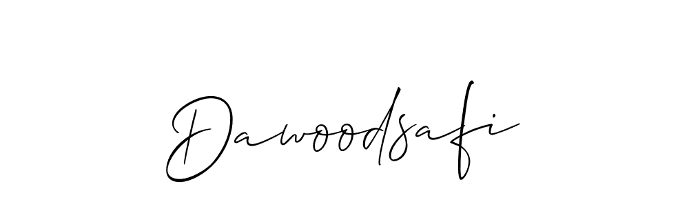 Similarly Allison_Script is the best handwritten signature design. Signature creator online .You can use it as an online autograph creator for name Dawoodsafi. Dawoodsafi signature style 2 images and pictures png