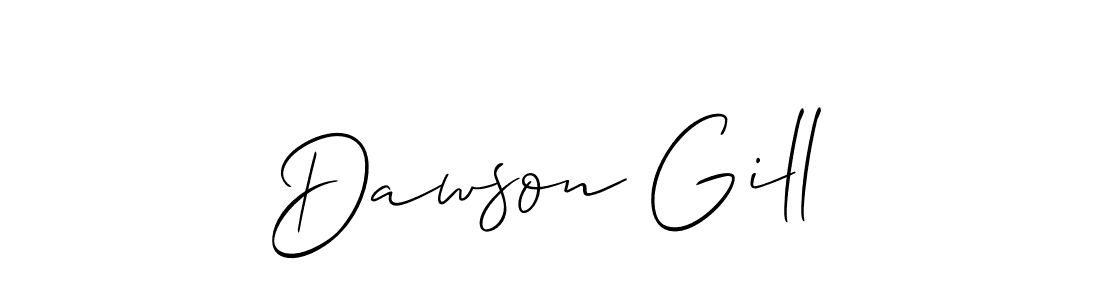 Make a beautiful signature design for name Dawson Gill. Use this online signature maker to create a handwritten signature for free. Dawson Gill signature style 2 images and pictures png