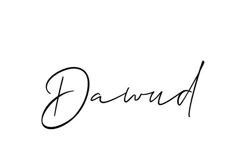 Create a beautiful signature design for name Dawud. With this signature (Allison_Script) fonts, you can make a handwritten signature for free. Dawud signature style 2 images and pictures png