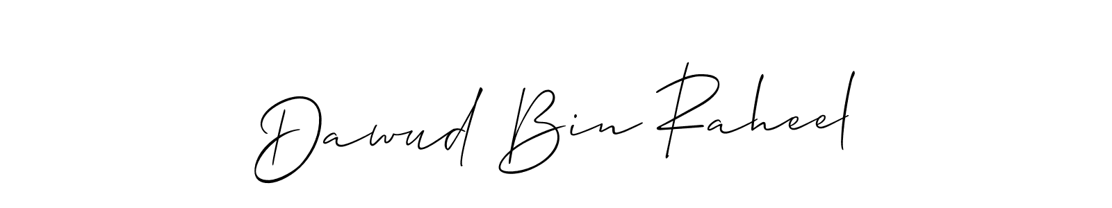 Check out images of Autograph of Dawud Bin Raheel name. Actor Dawud Bin Raheel Signature Style. Allison_Script is a professional sign style online. Dawud Bin Raheel signature style 2 images and pictures png