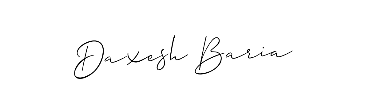 if you are searching for the best signature style for your name Daxesh Baria. so please give up your signature search. here we have designed multiple signature styles  using Allison_Script. Daxesh Baria signature style 2 images and pictures png