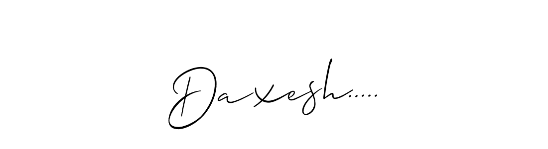 Make a beautiful signature design for name Daxesh...... With this signature (Allison_Script) style, you can create a handwritten signature for free. Daxesh..... signature style 2 images and pictures png