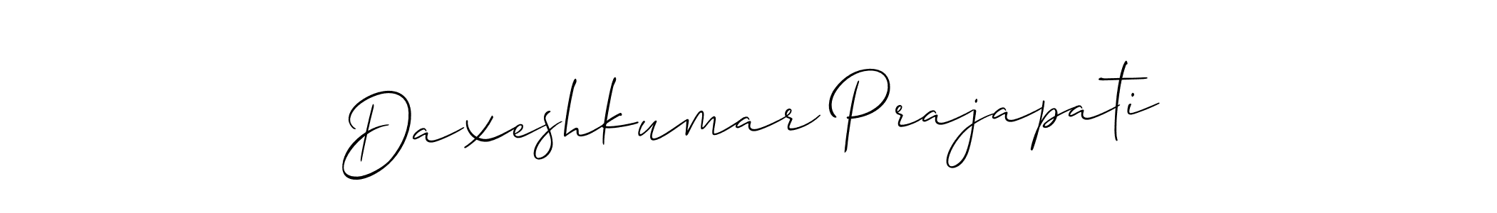 Daxeshkumar Prajapati stylish signature style. Best Handwritten Sign (Allison_Script) for my name. Handwritten Signature Collection Ideas for my name Daxeshkumar Prajapati. Daxeshkumar Prajapati signature style 2 images and pictures png
