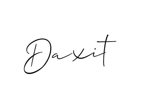 if you are searching for the best signature style for your name Daxit. so please give up your signature search. here we have designed multiple signature styles  using Allison_Script. Daxit signature style 2 images and pictures png